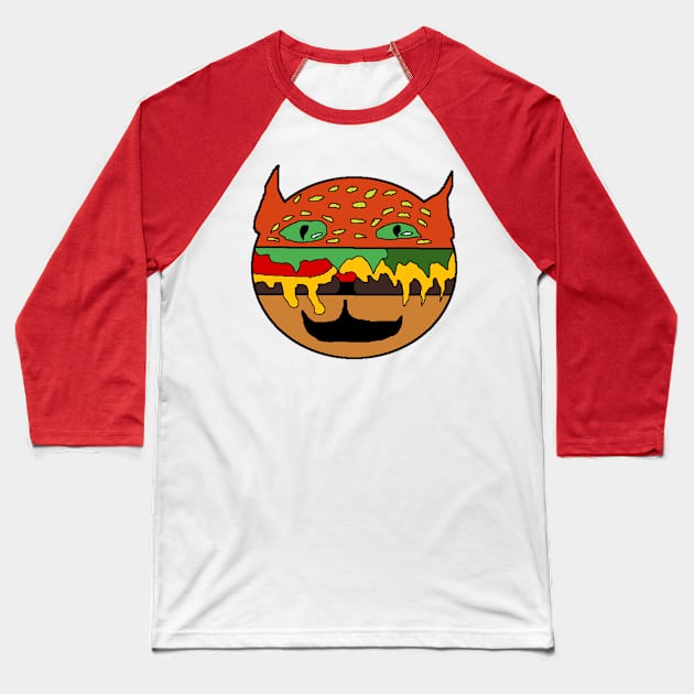 I love cheeseburger cat Baseball T-Shirt by Catbrat